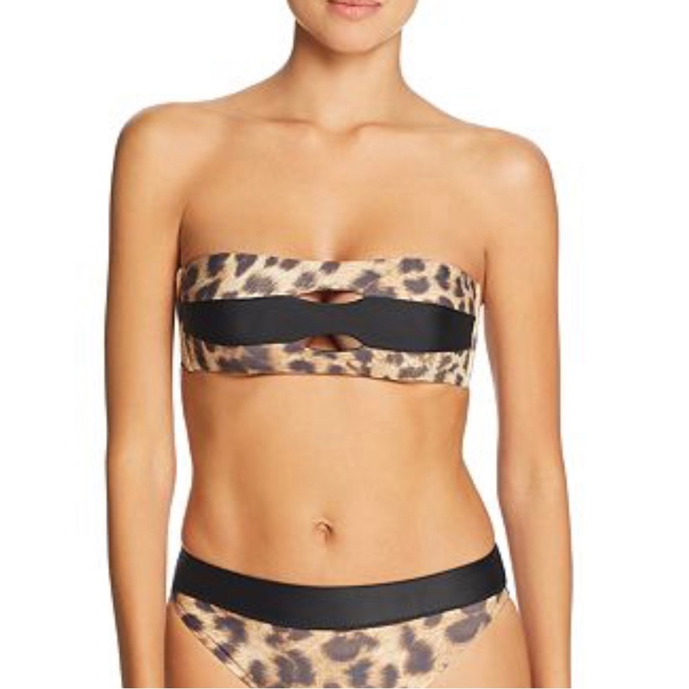 PW swim strapless bikini top size xs